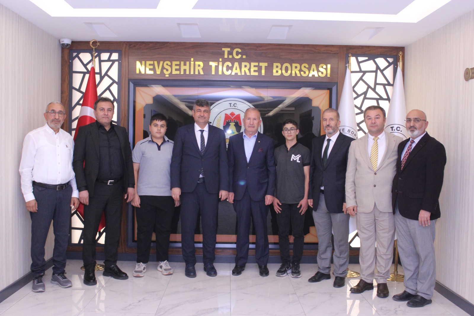 Nevşehir Mesleki ve Teknik Anadolu Lisesi’nden NTB Başkanı Salaş’a Ziyaret